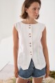 PRE VENTA CHALECO MORRO Blanco