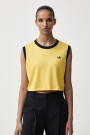 CAMISETA SIN MANGAS HEATHER Amarillo