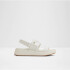 ONUVIA MEDIUM BROWN LEATHER WHITE/BONE
