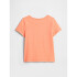 V-LOGO TEE ORANGE KISS NEON