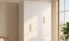 Ropero Primordial Max 4 Puertas 2 Cajones Blanco