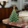 Vela árbol de navidad Verde