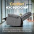 Sofá Sillón Poltrona Reclinable Masajeador Electrico Gris tela