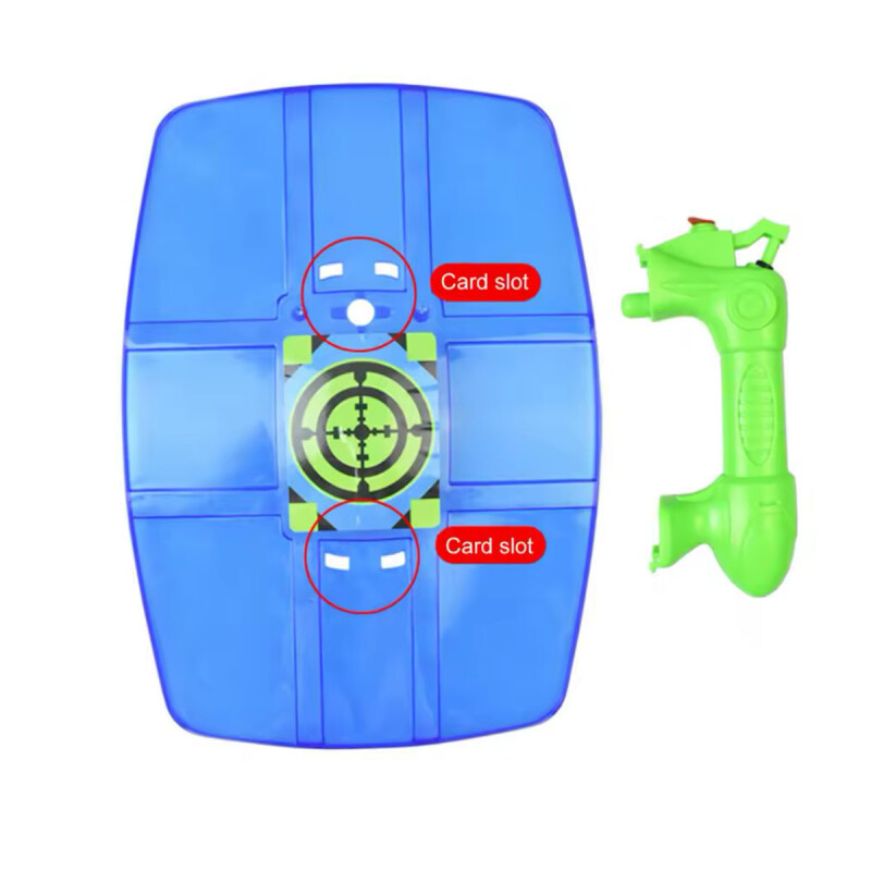 Pistola de agua con escudo objetivo Pistola de agua con escudo objetivo