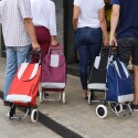 Carrito de Feria Compras de Lona con ruedas Carrito de Feria Compras de Lona con ruedas