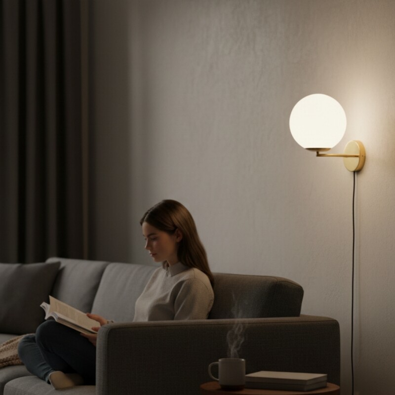 LUMINARIA DE PARED BAKE Luminaria de Pared Bake Dorada