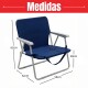 Silla Playa Plegable Portátil Con Correa Reforzada AZUL