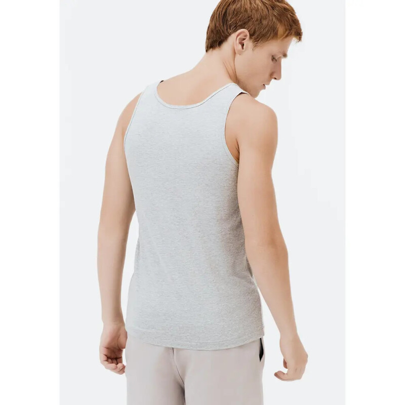 CAMISETA REGATA MASC CINZA MESCLA