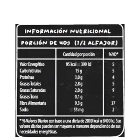 Alfajor Protéico Reducido en calorías Chocolate negro Caja x 8 unidades Alfapro Alfajor Protéico Reducido en calorías Chocolate negro Caja x 8 unidades Alfapro