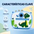 Cámara Infantil Instantánea Gatito con Doble Lente y Selfie CELESTE