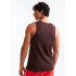 CAMISETA REGATA MASC MARROM ESCURO