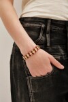 Pulsera Ethnic Square Bordo
