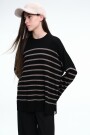 SWEATER RAYAS Negro