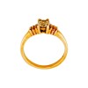 Anillo Solitario-Oro bajo-Piedra zirconia-AN8024 conpiedra