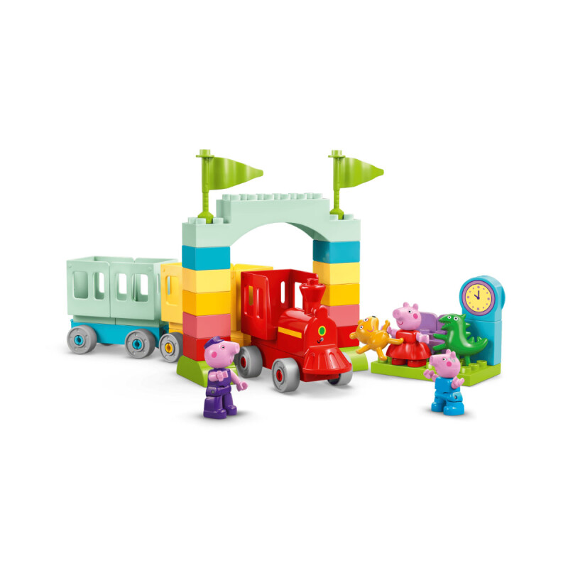Peppa Pig Viaje en Tren con Abuelo Pig Duplo Lego Peppa Pig Viaje en Tren con Abuelo Pig Duplo Lego