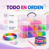 Set Manualidades Pulseras Gomitas Caja X 14500 + Accesorios Set Manualidades Pulseras Gomitas Caja X 14500 + Accesorios
