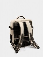 Mochila De Cabina Nylon Extensible Repelente Al Agua blanco