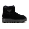 Bota Country Cuero Mujer Negro