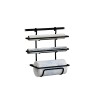 SOPORTE PARA ROLLO TRIPLE NEGRO MATE Soporte Para Rollo Triple Negro Mate