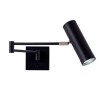 APLIQUE TUBO BRAZO DOBLE ORIENTABLE C/INTERRUP 1L GU10 NEGRO APLIQUE TUBO BRAZO DOBLE ORIENTABLE C/INTERRUP 1L GU10 NEGRO
