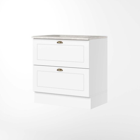 BAJO MESADA 2C MDF BLANCO AMERICANA