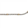 Cadena gargantilla Espiga-Plata y Oro-Sin piedra-CD5036 sinpiedra