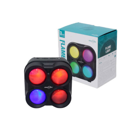 PARLANTE PORTÁTIL CUBO 4 LUCES GTS 1835 3" NEGRO PARLANTE PORTÁTIL CUBO 4 LUCES GTS 1835 3" NEGRO