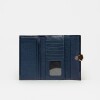 Billetera Marga en cuero charol Marine Blue