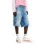 Short Jean Para Hombre D-Livery-W-Short Azul claro