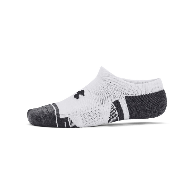 Y UA Performance Tech 3pk NS WHT-100