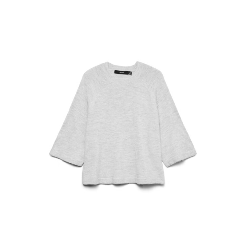 VMLEFILE 3/4 O-NECK PULLOVER NOOS Light Grey Melange