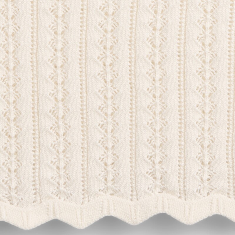COTTON POINTELLE TANK IVORY FROST