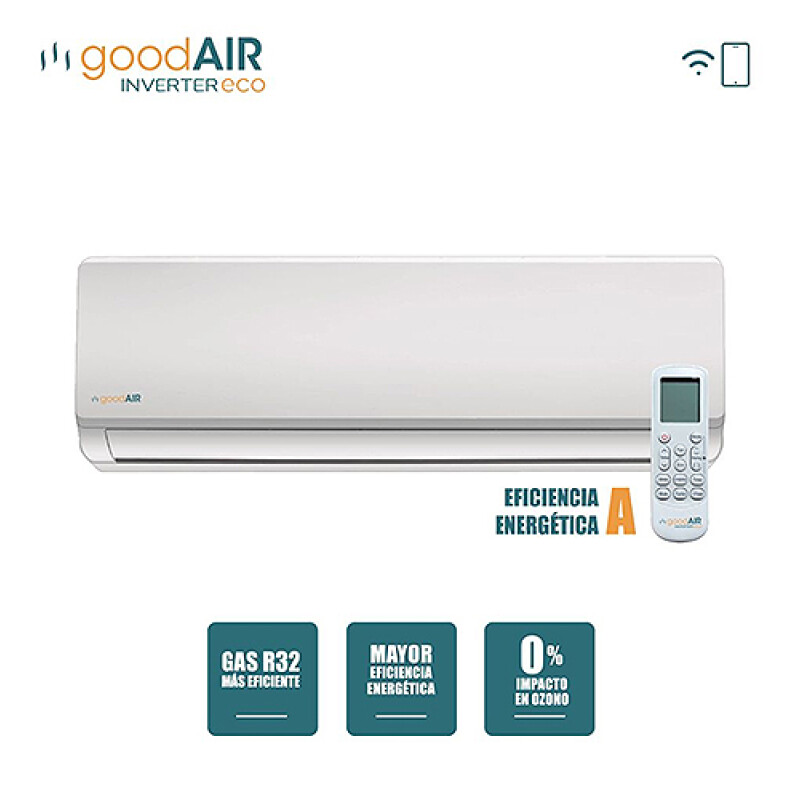 AIRE ACONDICIONADO Good Air Inverter 9000 BTU SPLIT ECO N/A