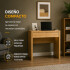 Escritorio ComboHome Diseño Premium 1 Cajón 90Cm Mdf Calidad Marrón 1