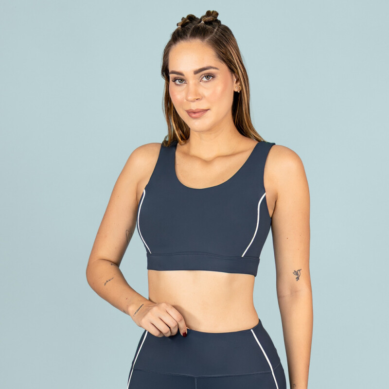BRA FEM POLY/SPX EVERLAST MUSE RD W7 NAVY SUEDE