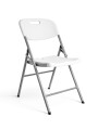 SILLA PLEGABLE LINEA MILAN BLANCO (V)