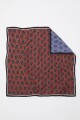 Pañuelo estampado carmesí