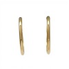 Caravanas aros de oro finos- Oro bajo - Sin piedra- CA8012 sinpiedra