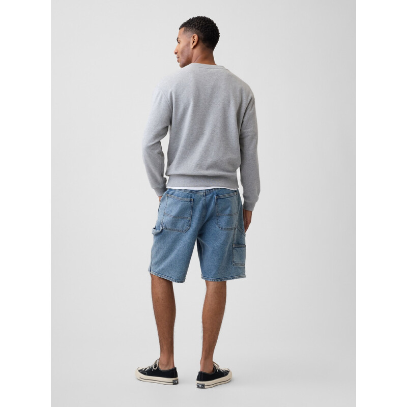 V-DENIM CARPENTER SHORT MED HERRING MEDIUM WASH