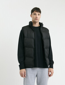 300212 CHALECO HARRINGTON URBAN Negro