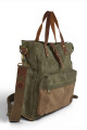 Bolso matera de lona Verde