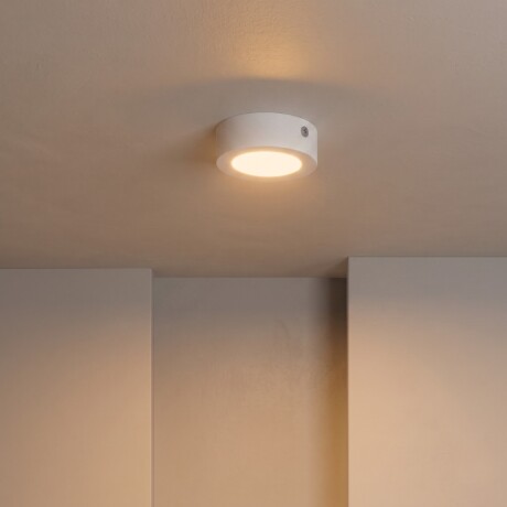 PLRA006 Panel LED Redondo de Adosar 6W Luz Cálida