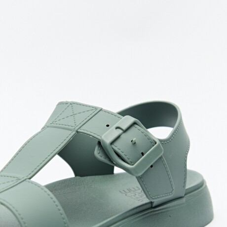 SANDALIA ROMANIKA Verde Grisáceo