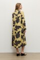 Vestido camisero estampado maiz