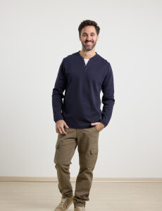 520911 T-SHIRT HARRY Azul Oscuro