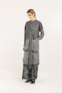CAMISA LARGA Gris