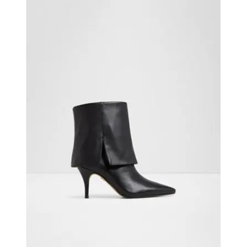 WILAMENA MEDIUM BROWN LEATHER BLACK