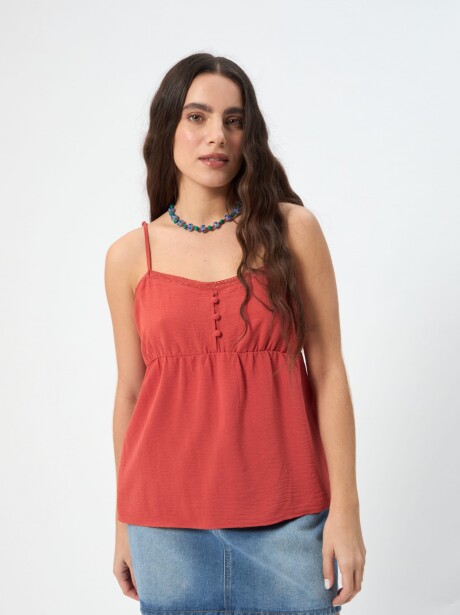 TOP RIHANNA ROJO