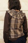 Dancing Queen top Verde / Camel