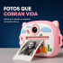 Cámara Gatito Infantil Instantánea 48MP Con Juegos Y Música Color Rosa